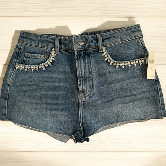 Pilcro Pants - PILCRO anthro brand shorts with faux diamond bling near pockets. NWT